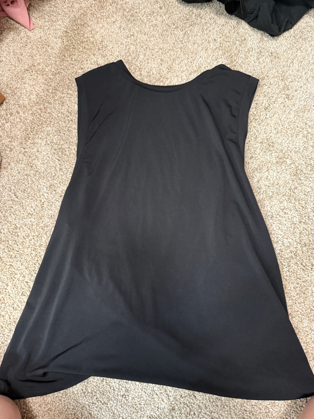 Fabletics Open Back Black Top